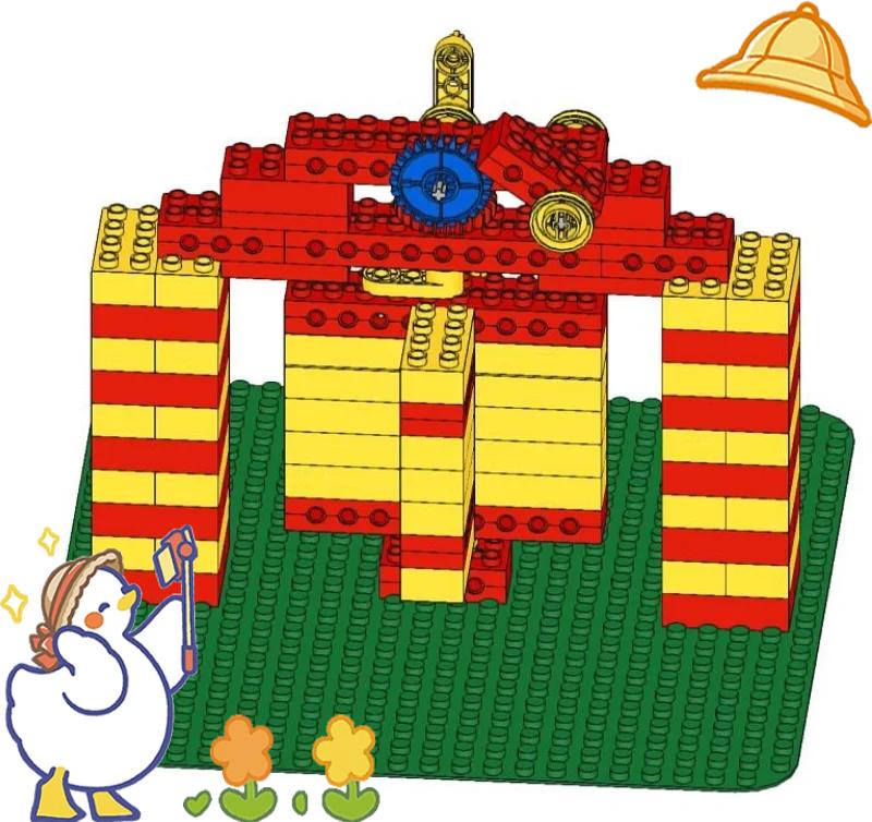 乐高大颗粒旋转门课程体验 开启创意与机械原理的趣味之门